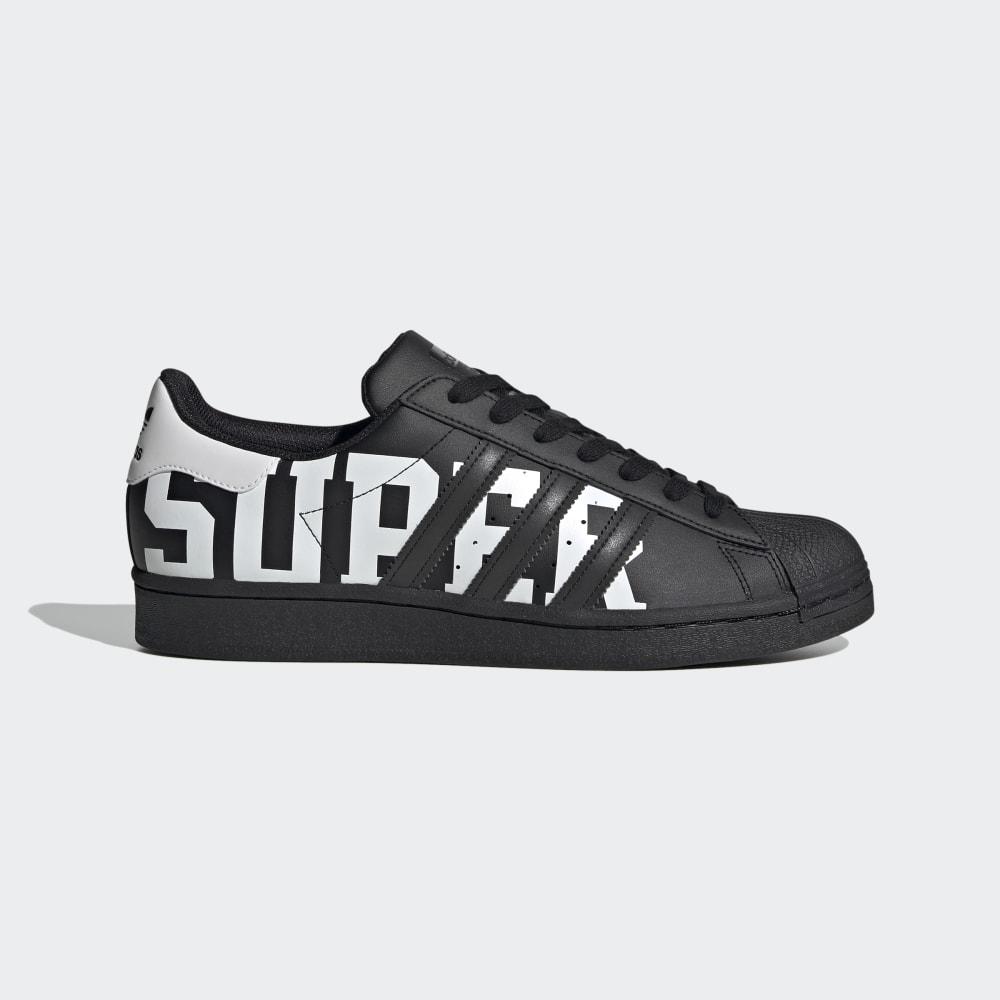 Adidas Men's Superstar Originals Shoes Black/White Ireland FV2817